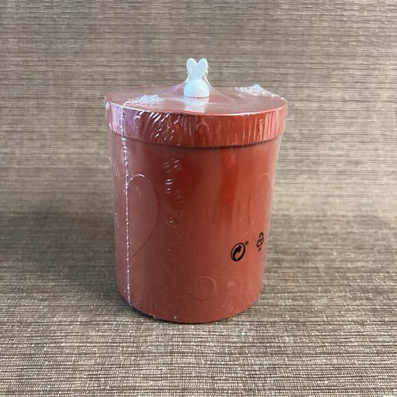 IKEA Vinter Red Heart Tin with Lid – 5¼″ Tall x 4″ Wide – Unused & Factory Wrap - Picture 6 of 6